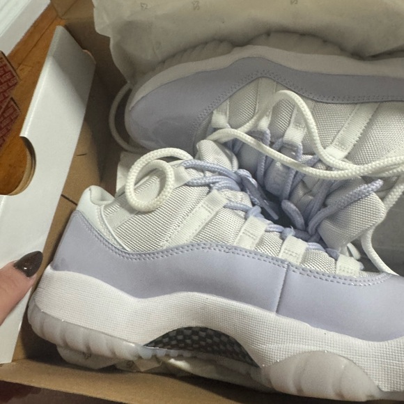 White and Gray Athletic Sneakers - Picture 8 of 11